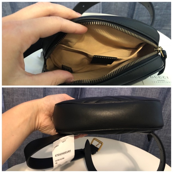 SOLD Gucci Small Marmont Matelasse Belt Bag - Picture 7 of 8